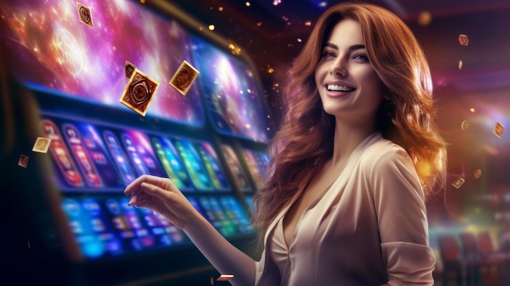 Meja Caribbean Stud Poker dengan live dealer di platform piramid win